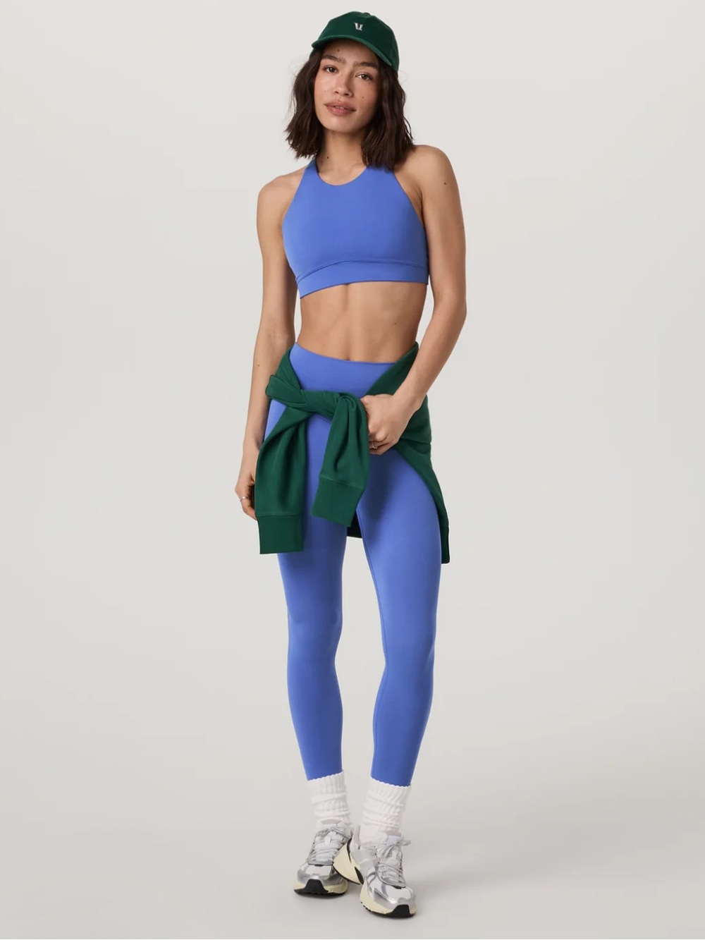 Vuori all the form high neck bra and legging.